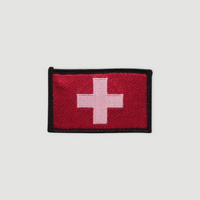 Badge Suisse - Rectangulaire - Brodé