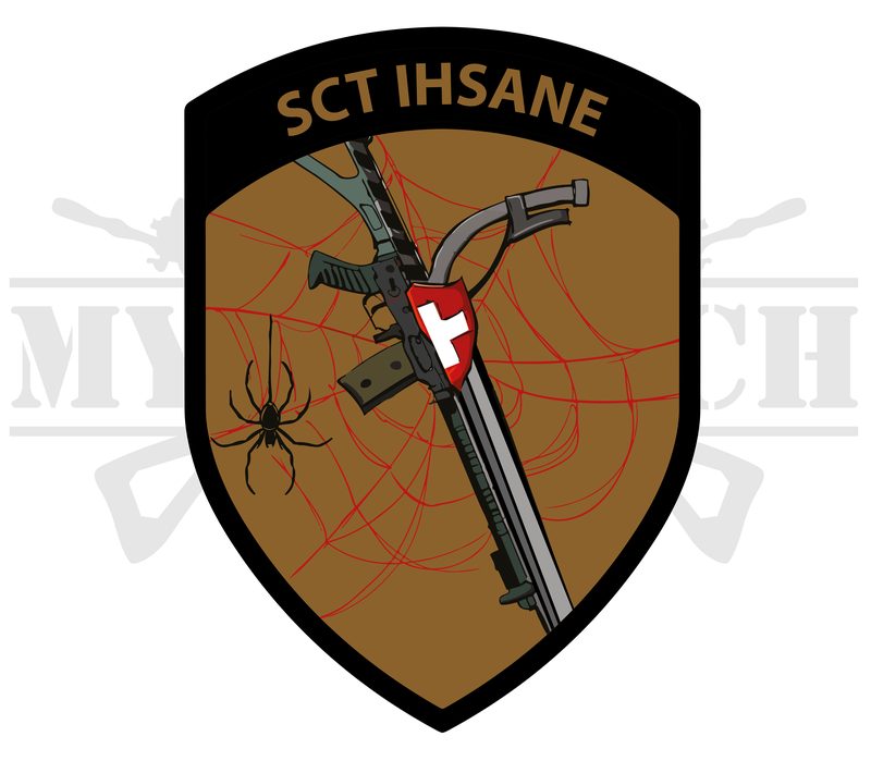 Design d’origine du badge avant broderie