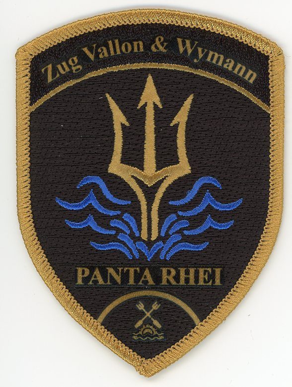 Badge brodé personnalisé réalisé pour une section de l’armée suisse