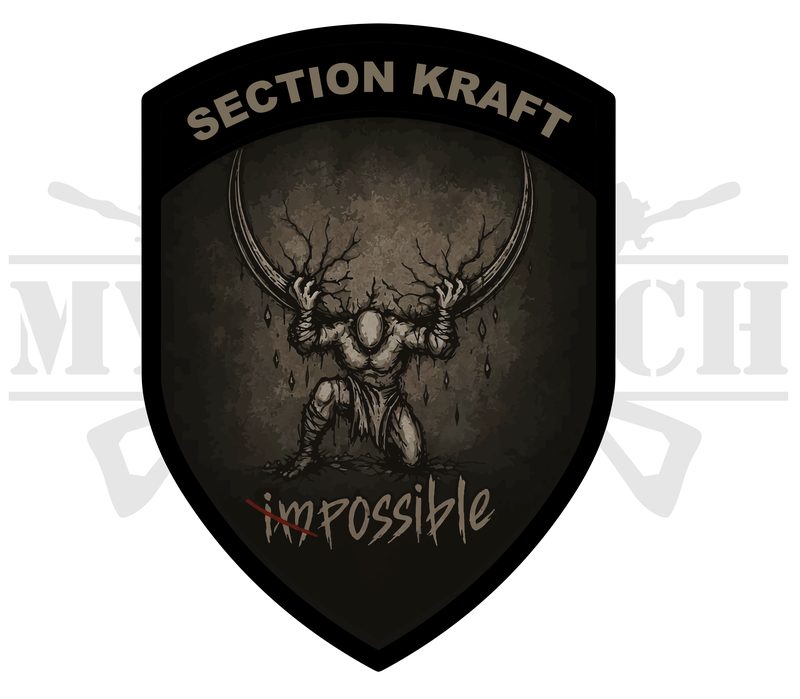 Design d’origine du badge avant broderie