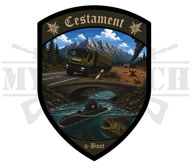 Design d’origine du badge avant broderie