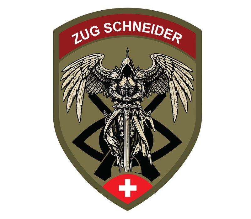 Design d’origine du badge avant broderie