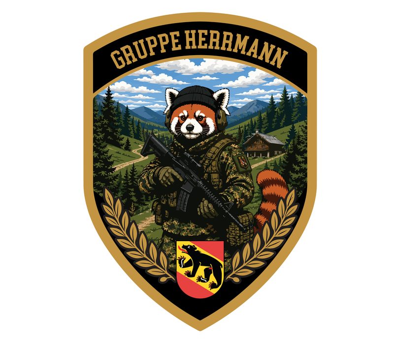 Design d’origine du badge avant broderie