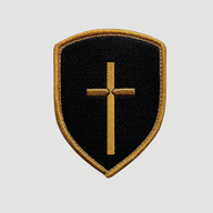 Badge Brodé - Aumônerie de l'armée, origine chrétienne