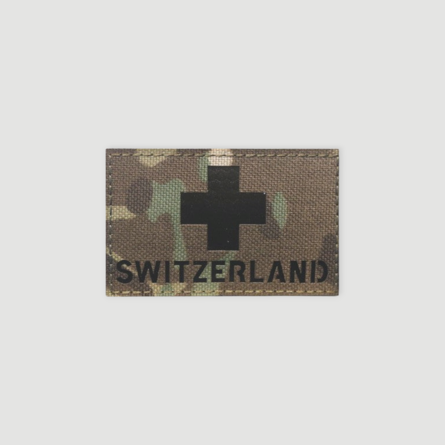 Badge Rectangulaire Suisse - Multicam
