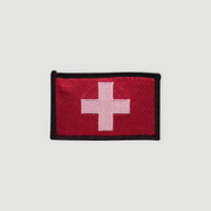 Badge Suisse - Rectangulaire - Brodé