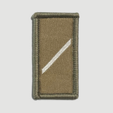 Insigne de grade olive/blanc