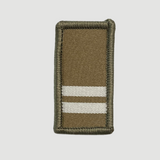 Insigne de grade olive/blanc