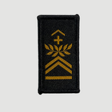 Insigne de grade noir/or