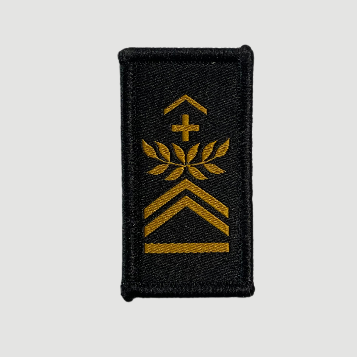 Insigne de grade noir/or