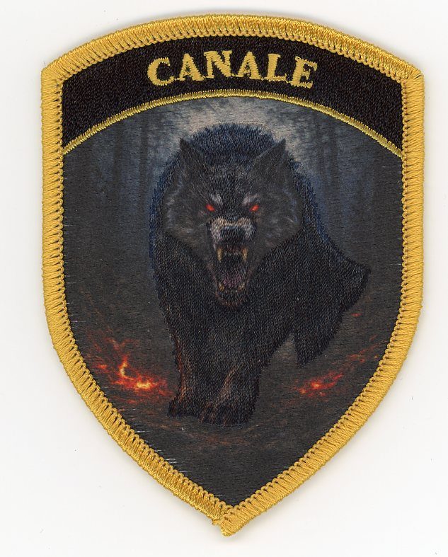Badge brodé personnalisé réalisé pour une section de l’armée suisse