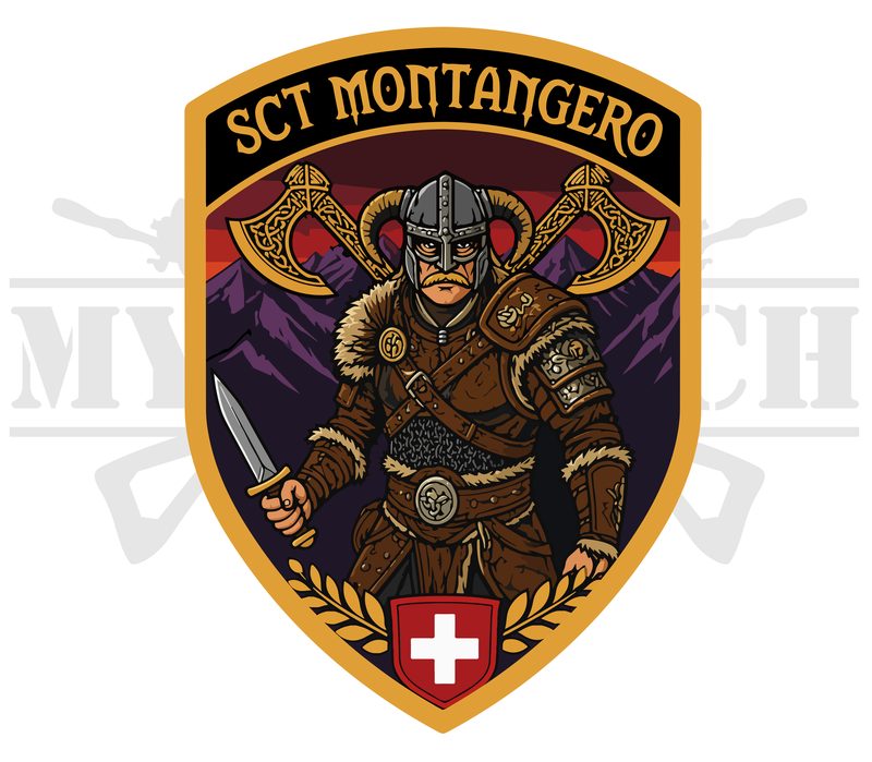 Design d’origine du badge avant broderie