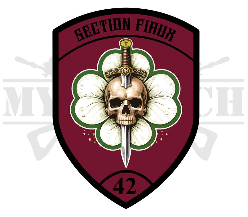 Design d’origine du badge avant broderie