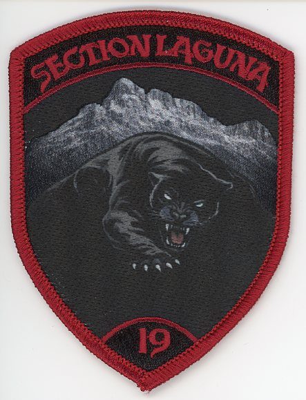 Badge brodé personnalisé réalisé pour une section de l’armée suisse