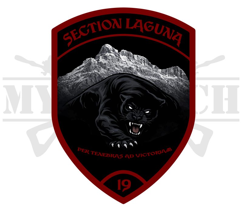 Design d’origine du badge avant broderie