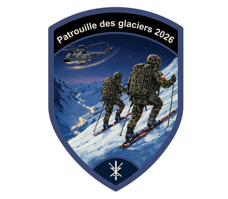 Design d’origine du badge avant broderie