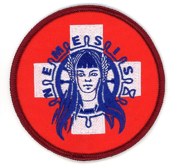 Badge brodé personnalisé réalisé pour une section de l’armée suisse