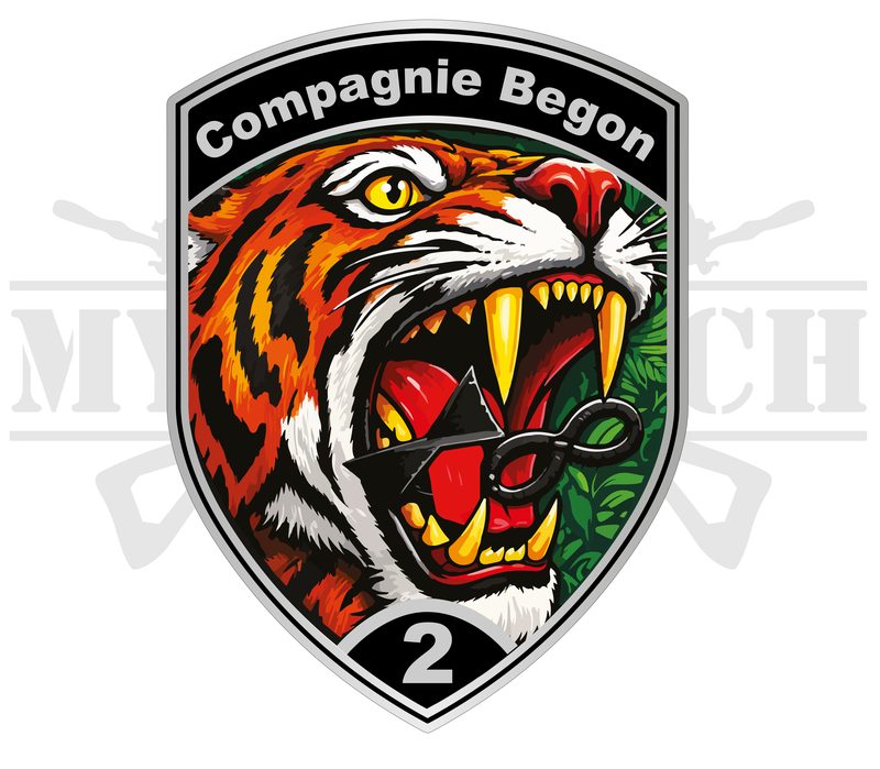 Design d’origine du badge avant broderie