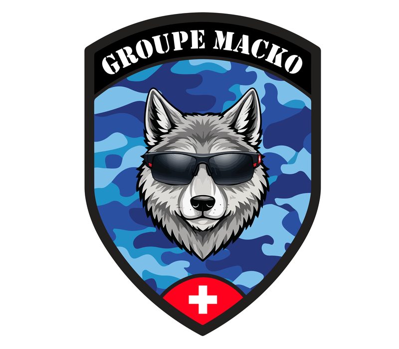 Design d’origine du badge avant broderie