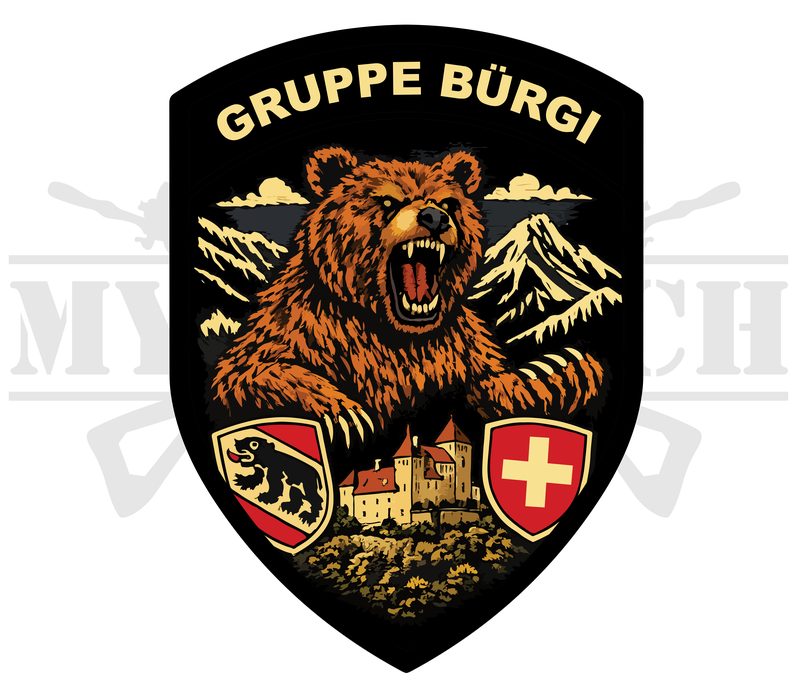 Design d’origine du badge avant broderie