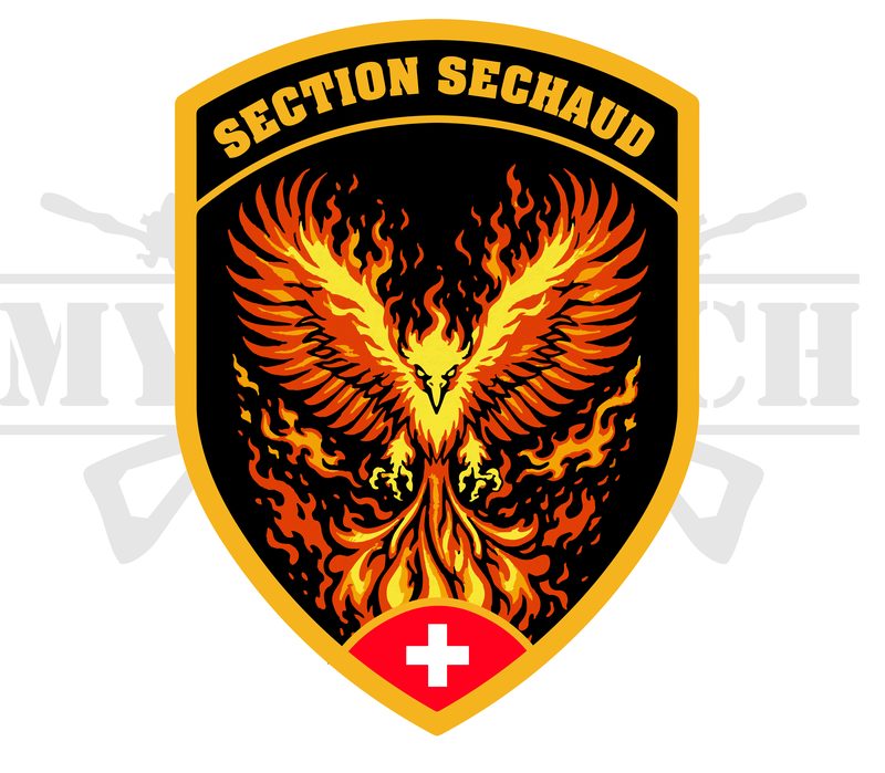 Design d’origine du badge avant broderie