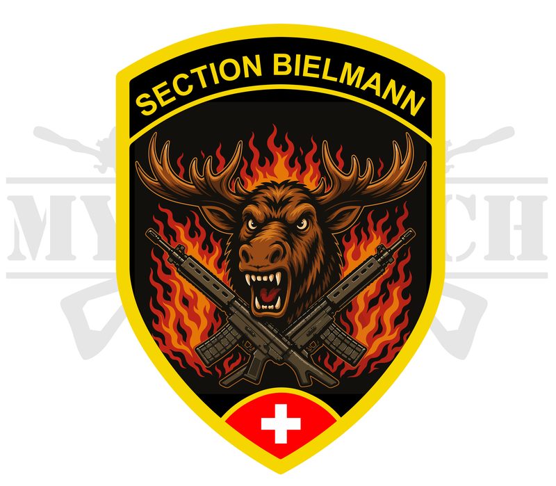 Design d’origine du badge avant broderie