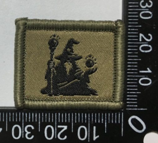 Badge brodé personnalisé réalisé pour une section de l’armée suisse
