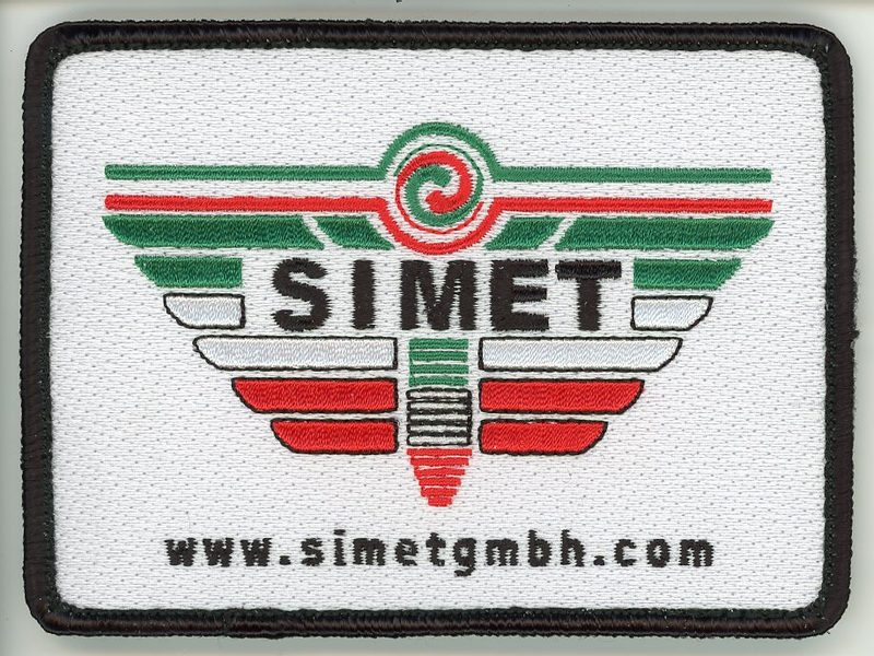 Badge brodé personnalisé réalisé pour une section de l’armée suisse