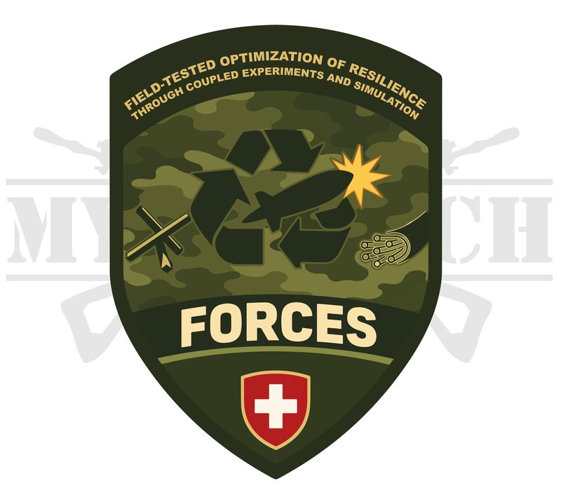 Design d’origine du badge avant broderie