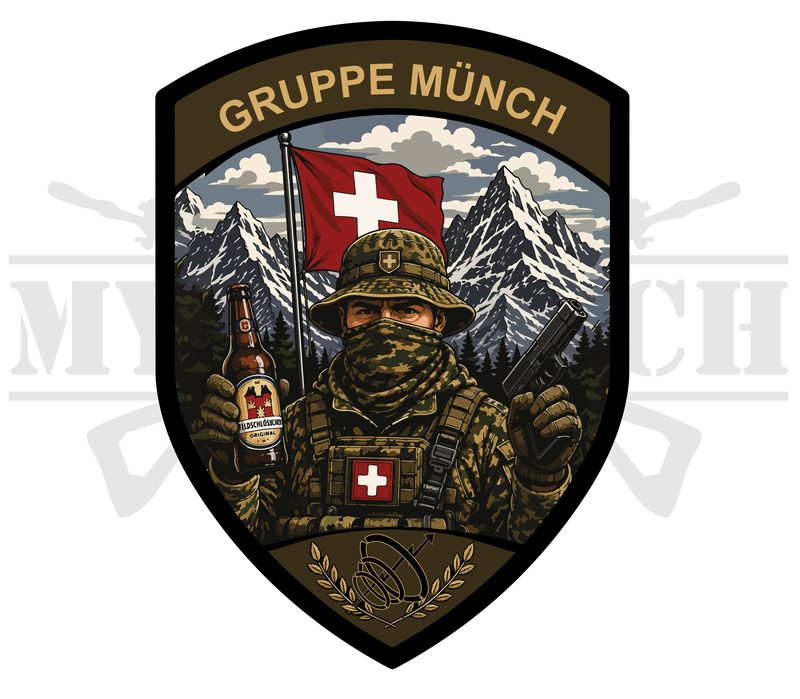 Design d’origine du badge avant broderie