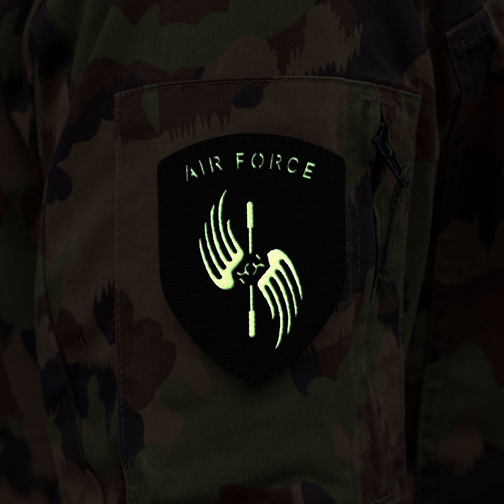 Forces aériennes - Badge - Fluorescent