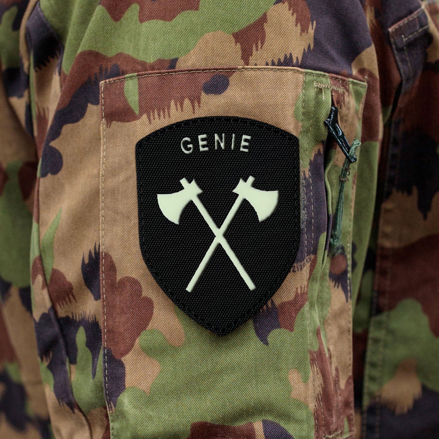 Troupes de génie - Badge - Fluorescent