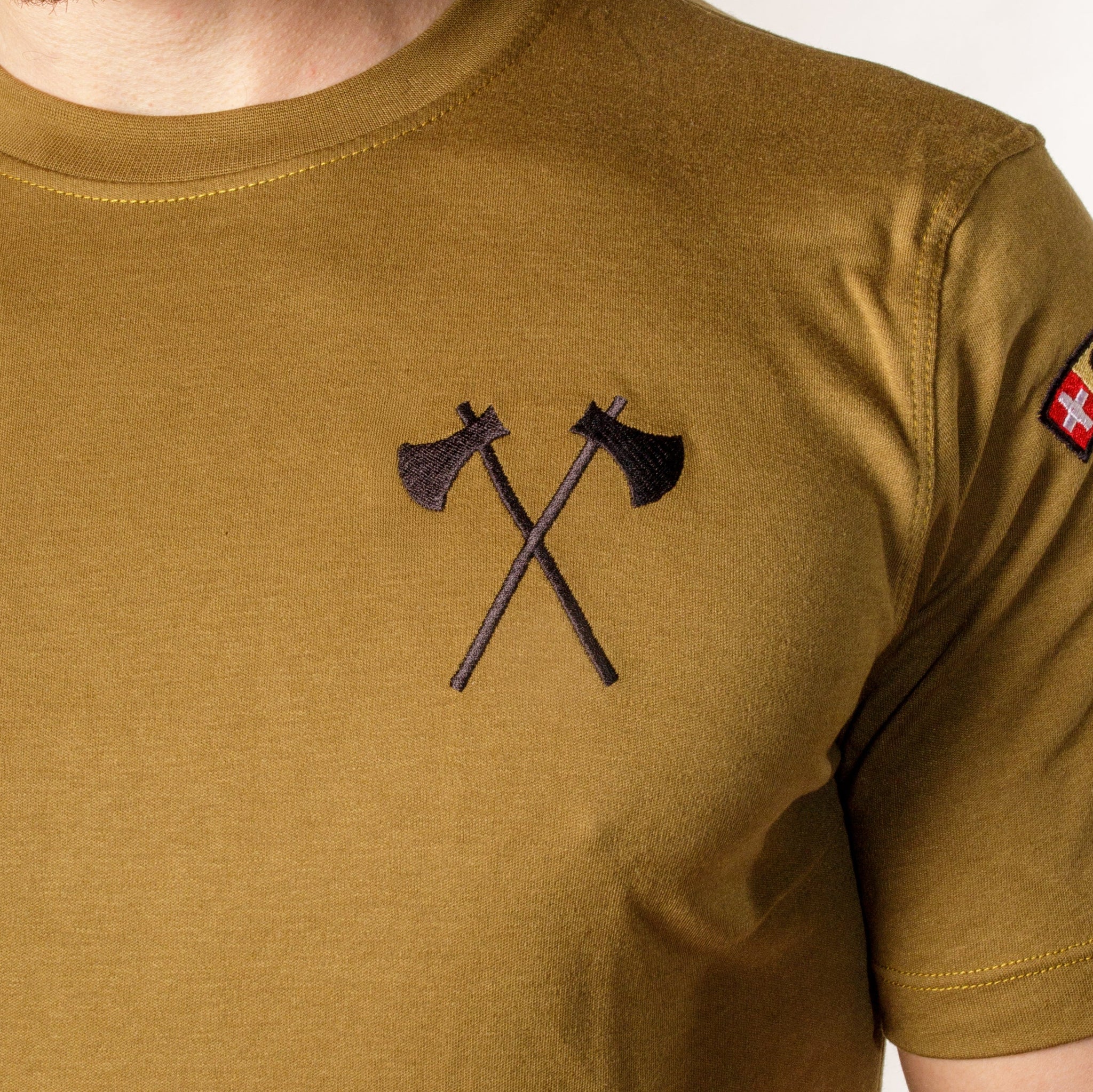 T-shirt de fonction en coton - Vert (Fonction au choix) - Troupes de génie