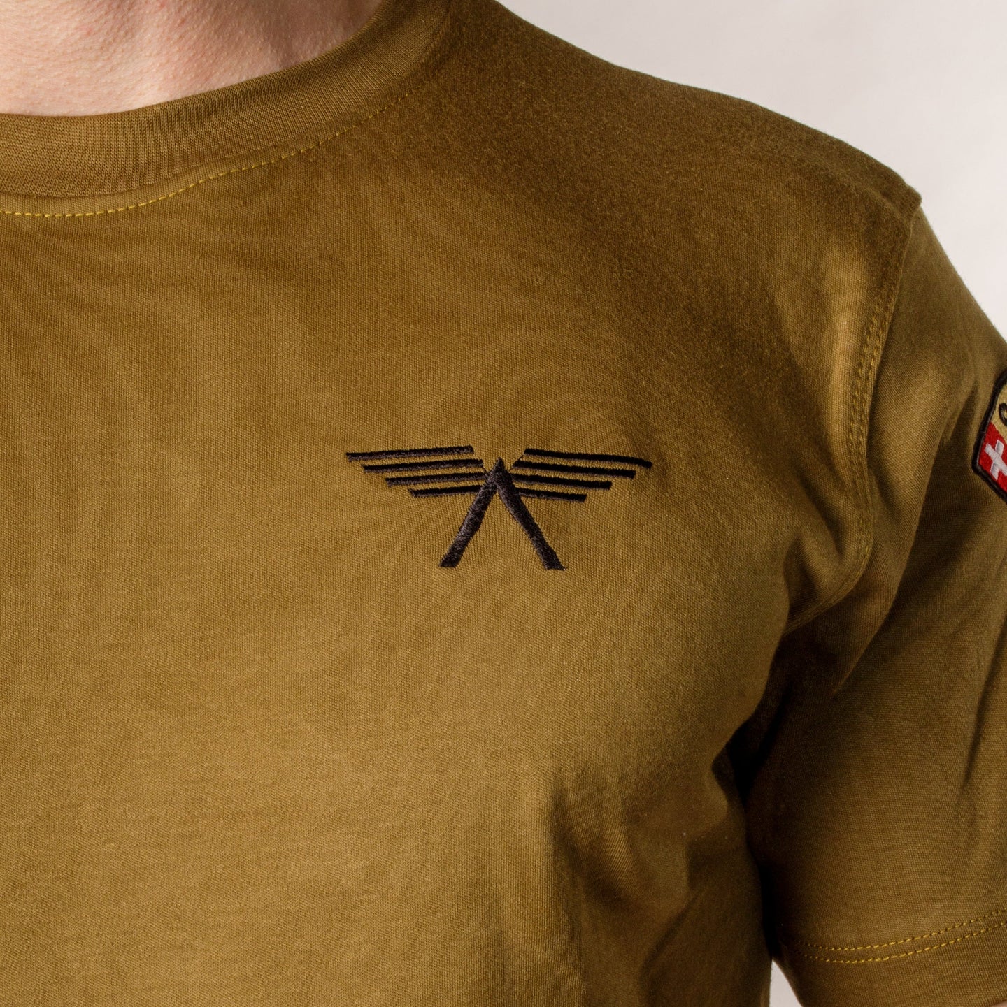 T-shirt de fonction en coton - Vert (Fonction au choix) - Soldat d’aviation