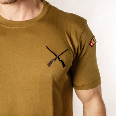 T-shirt de fonction en coton - Vert - Fantassin