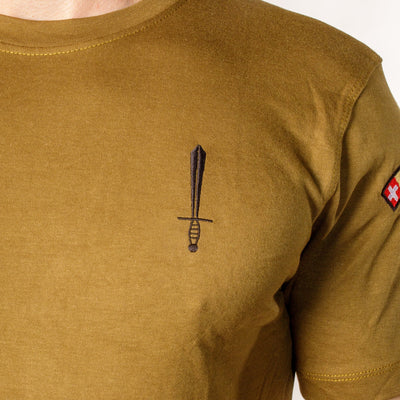T-shirt de fonction en coton - Vert - Police militaire