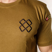 T-shirt de fonction en coton - Vert (Fonction au choix) - Troupes de logistique