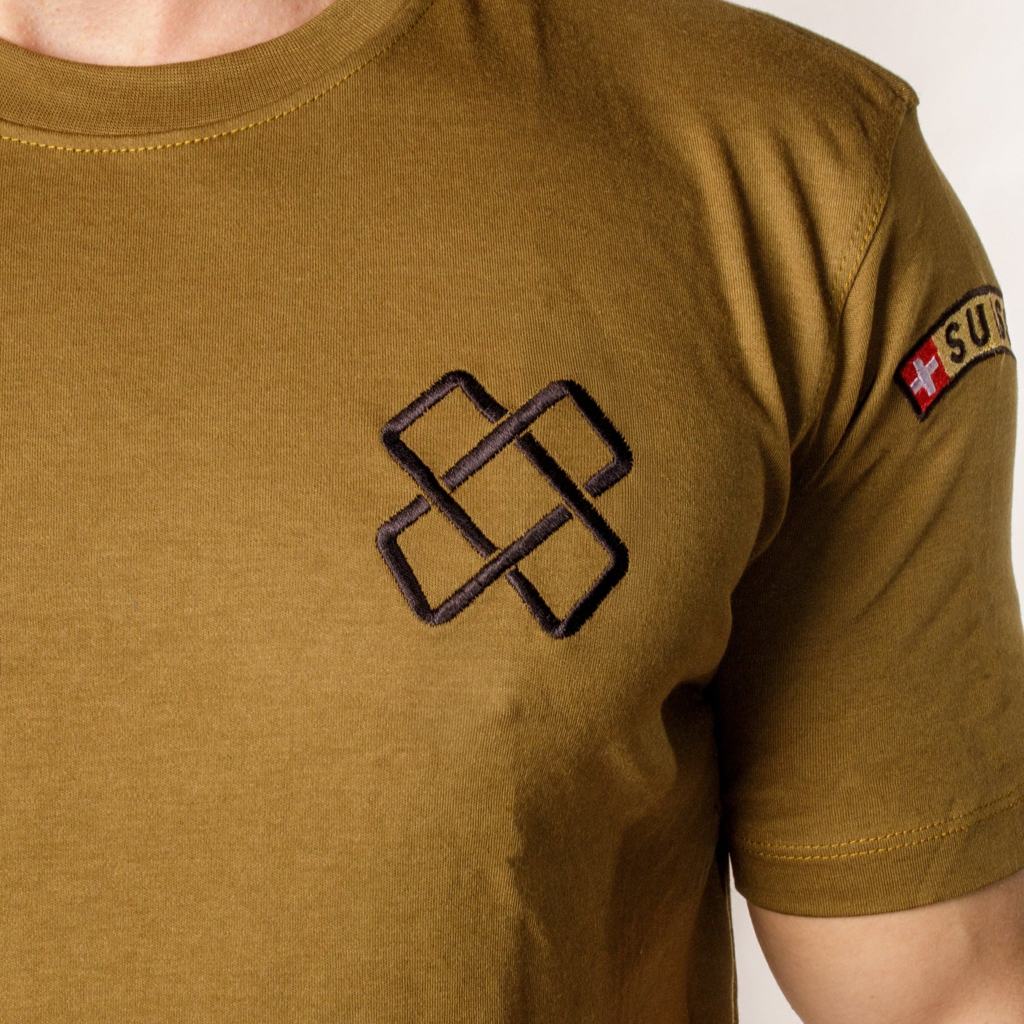 T-shirt de fonction en coton - Vert (Fonction au choix) - Troupes de logistique