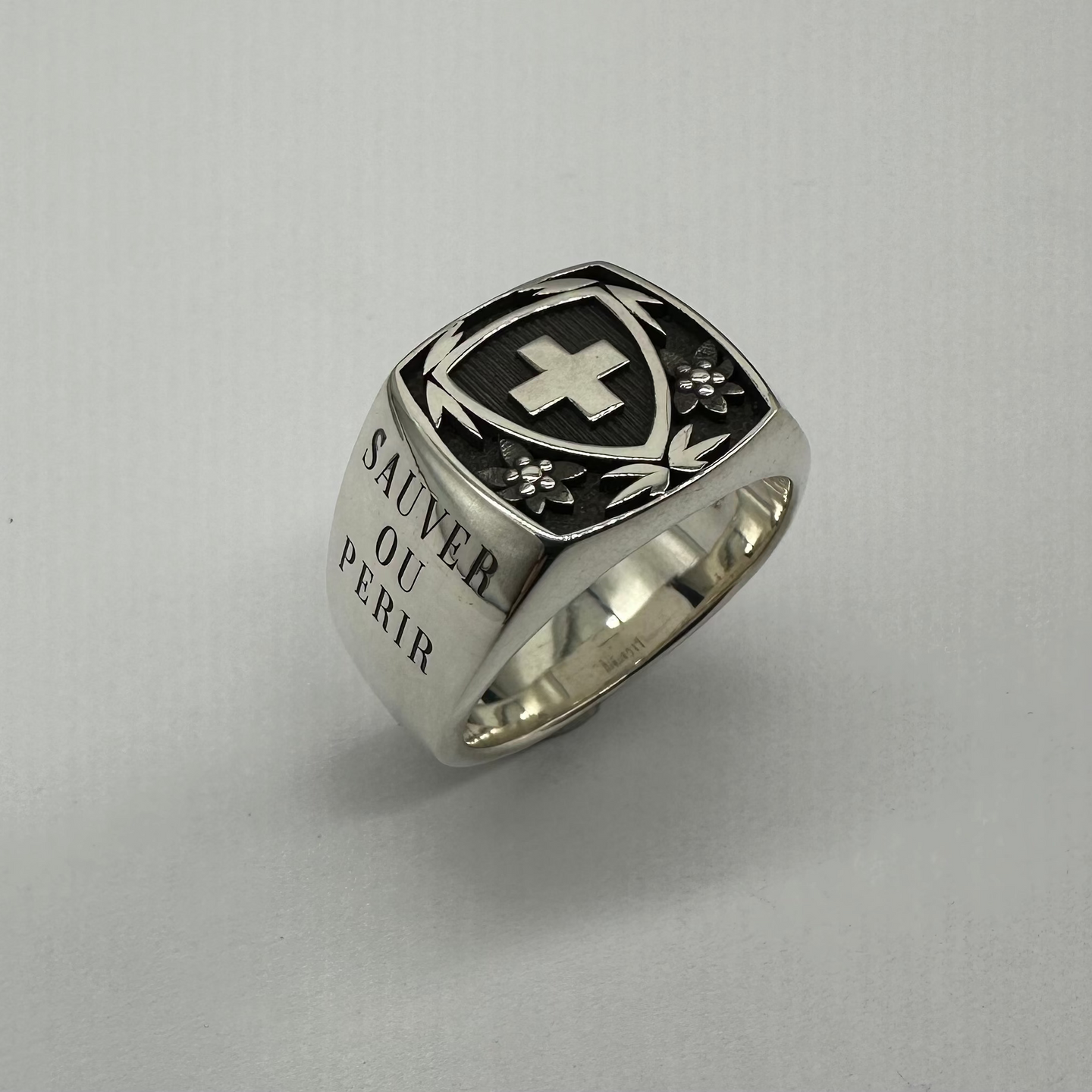 Sauvetage - Chevalière d'Officier en argent
