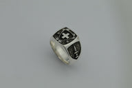 Infanterie EXEMPLO DUCEMUS - Chevalière d'Officier en argent