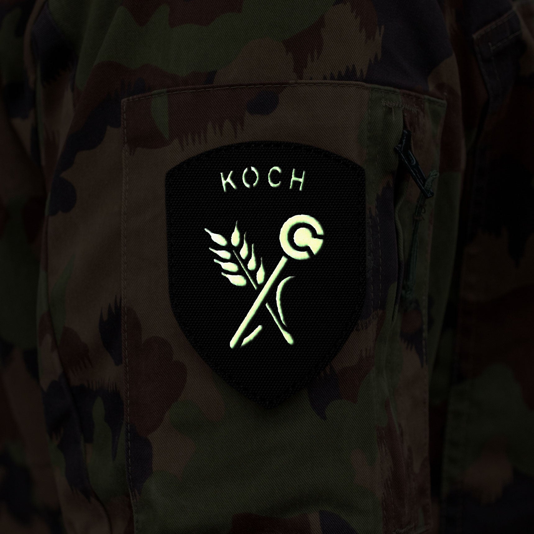 Cuisinier de troupe - Badge - Fluorescent