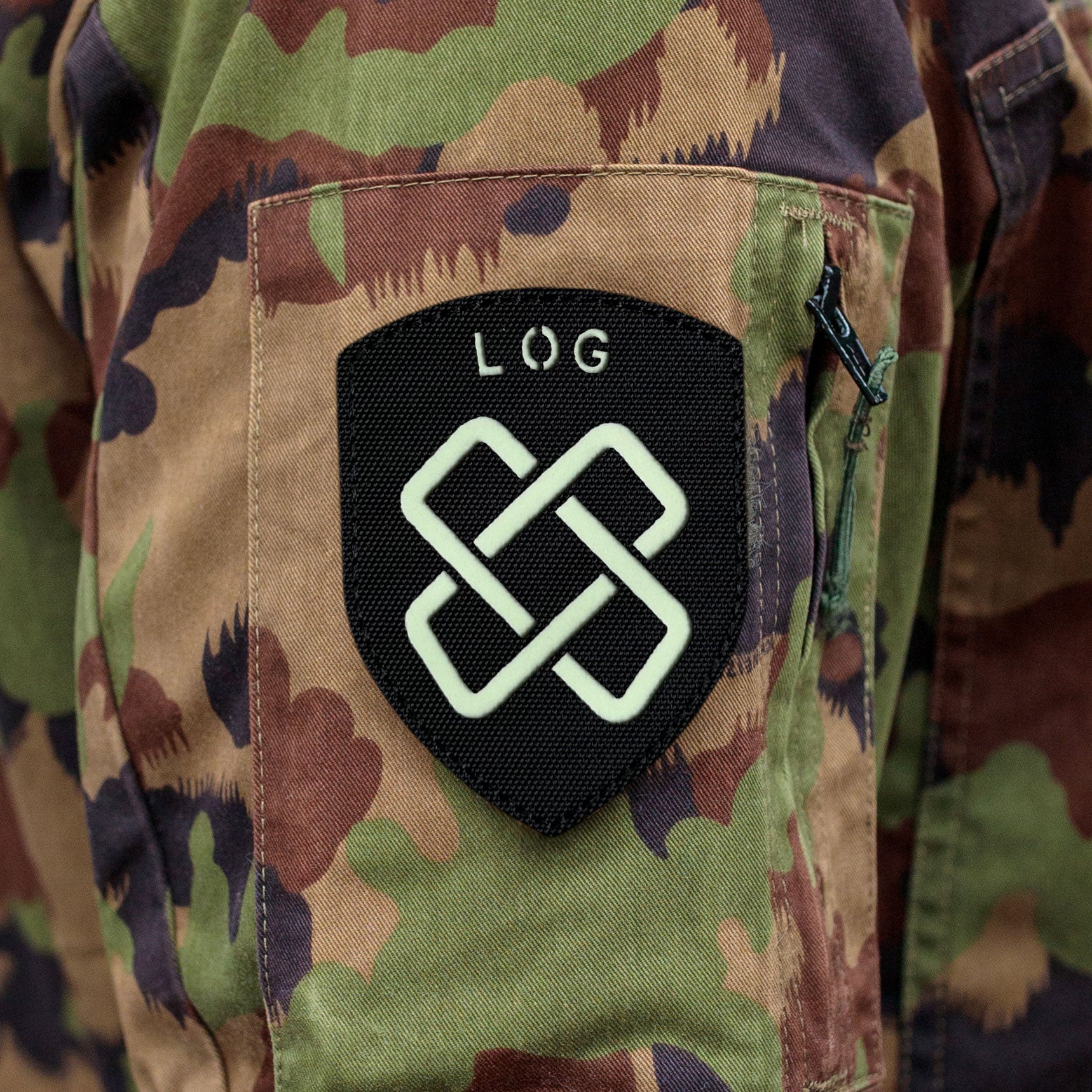 Troupes de la logistique - Badge - Fluorescent