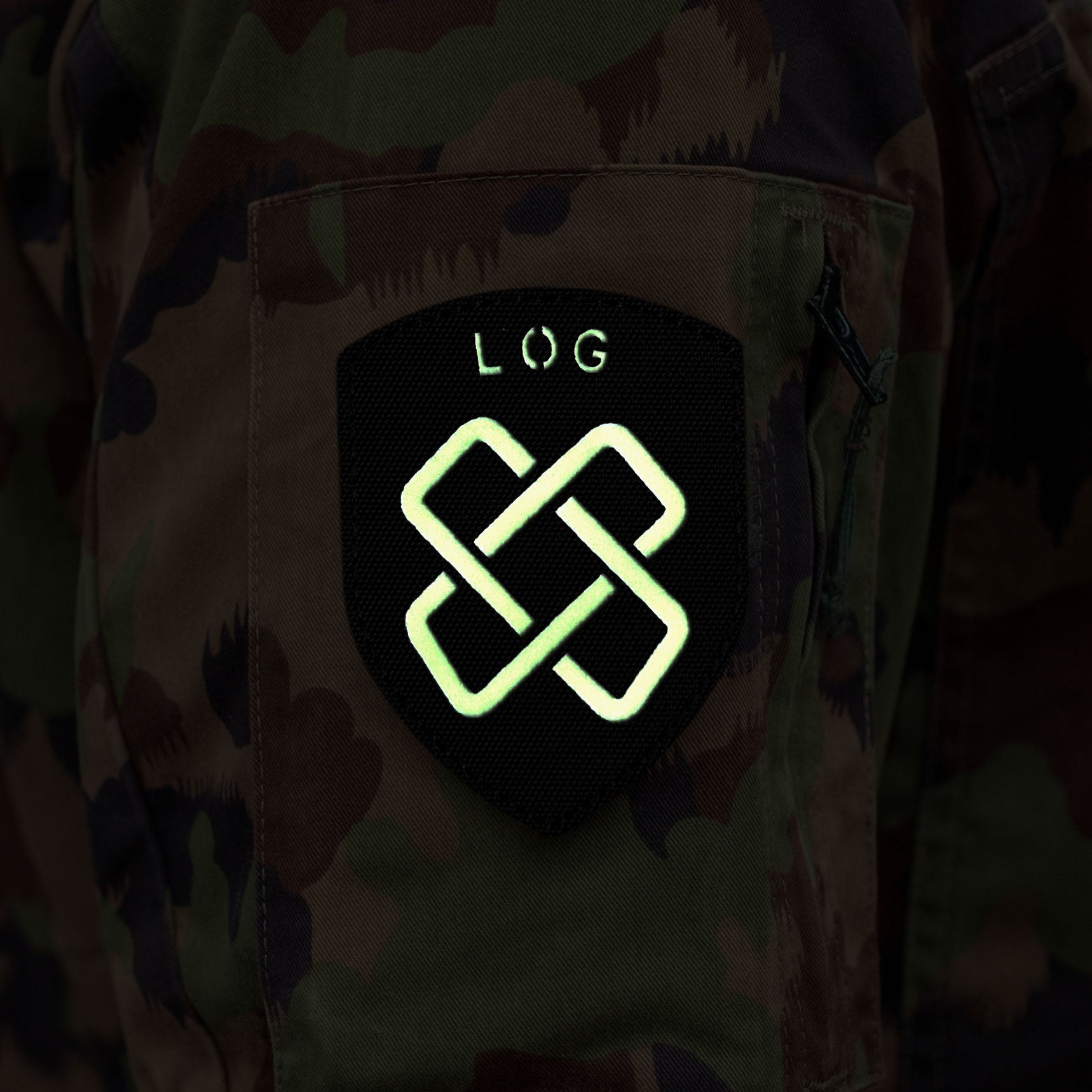 Troupes de la logistique - Badge - Fluorescent