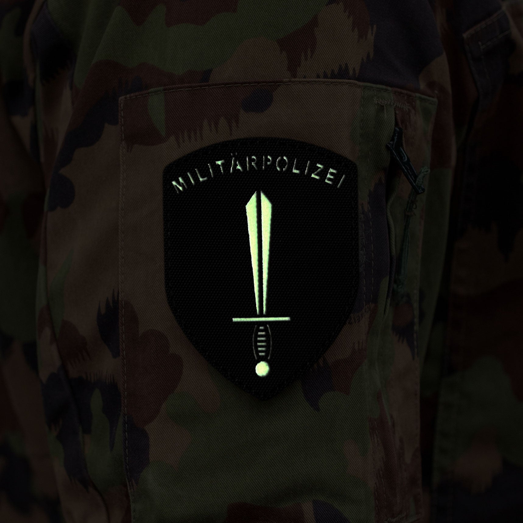Police militaire - Badge - Fluorescent