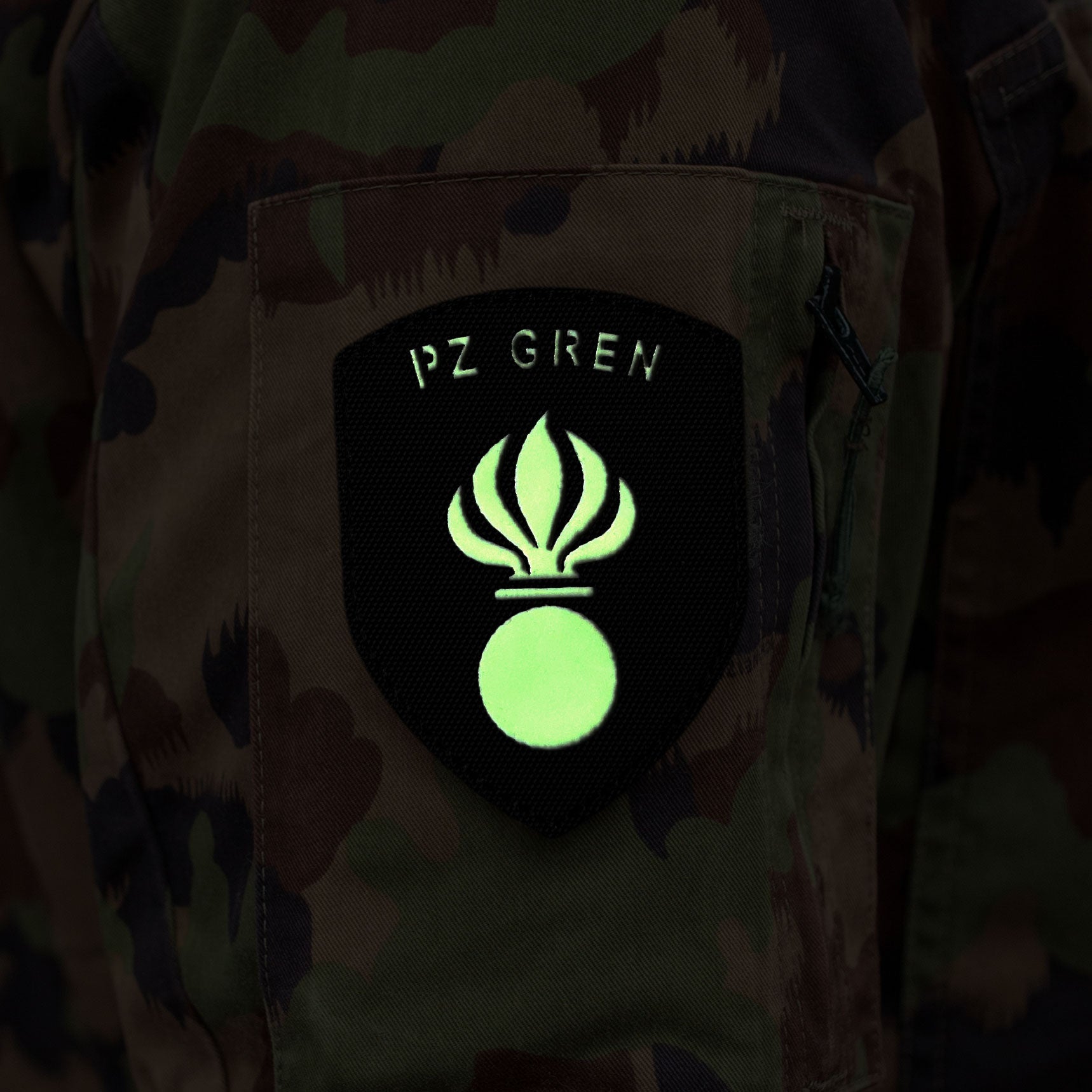 Grenadier de chars - Badge - Fluorescent