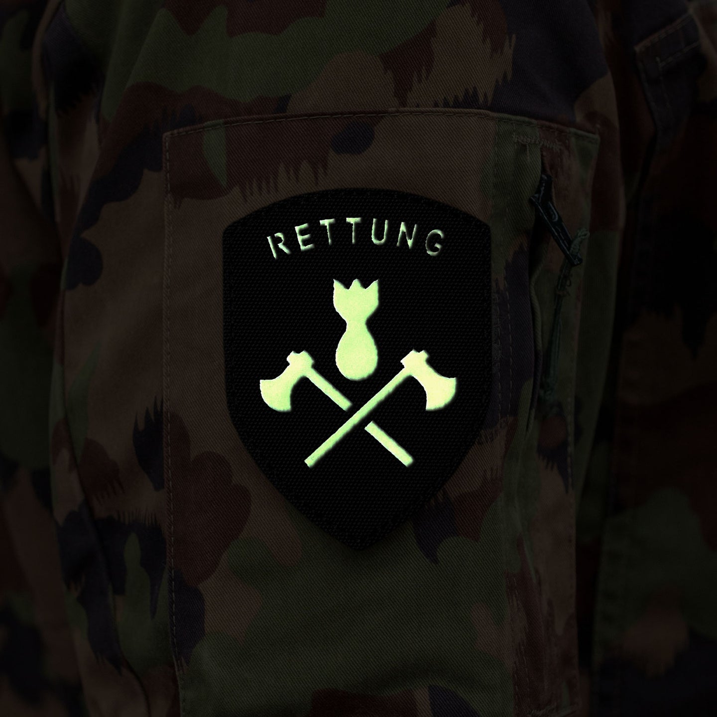 Troupes de sauvetage - Badge - Fluorescent
