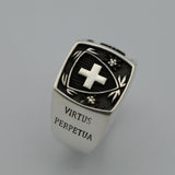 Infanterie - Chevalière d'Officier en argent