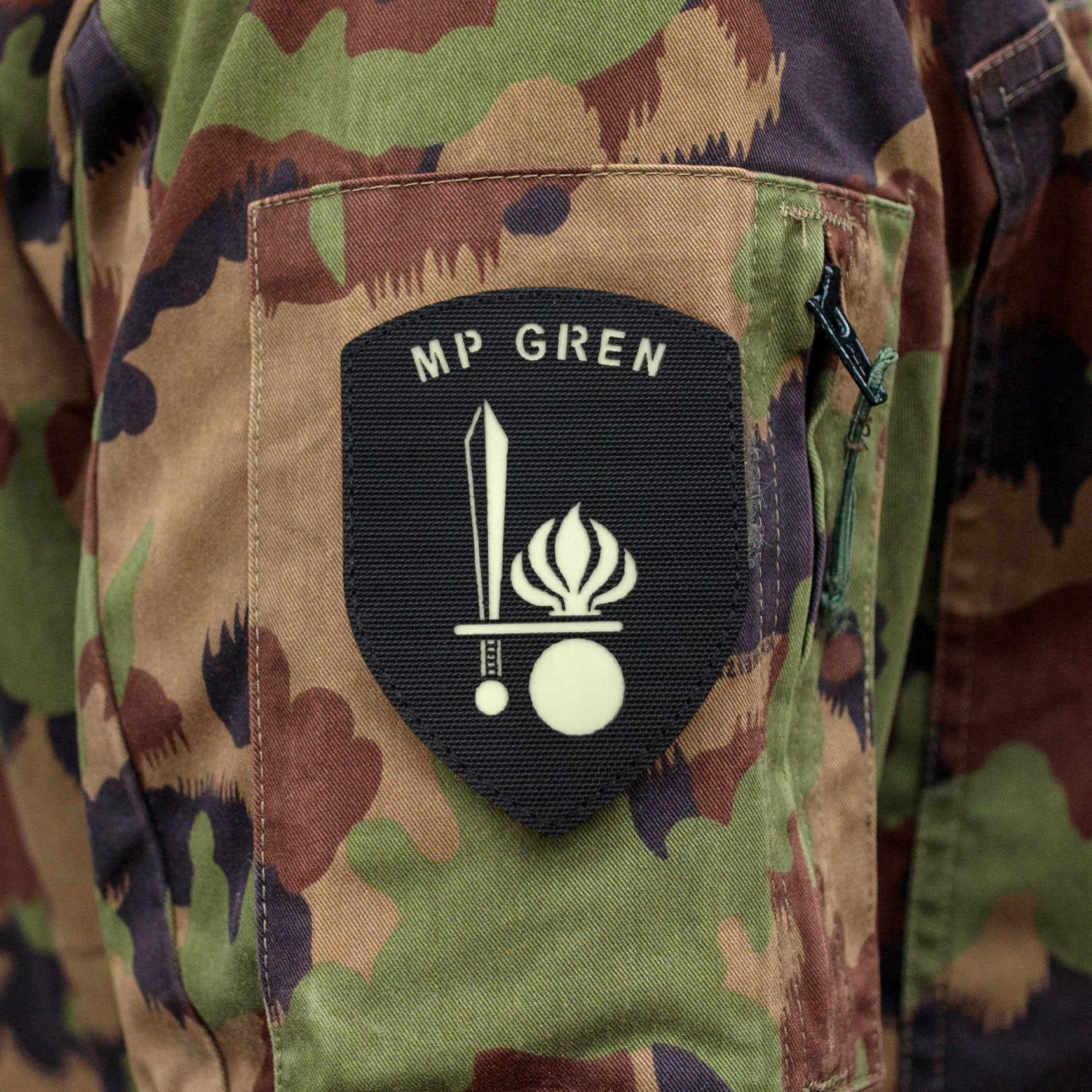 Grenadier de la police militaire - Badge - Fluorescent