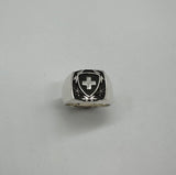 Chevalière d'Officier en argent
