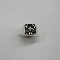 Chevalière d'Officier en argent